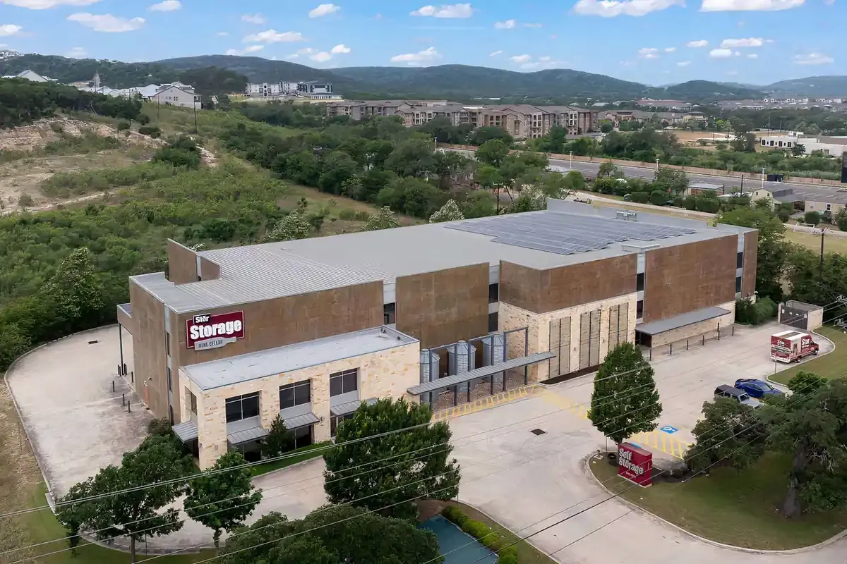 Aerial view of Stor Self Storage